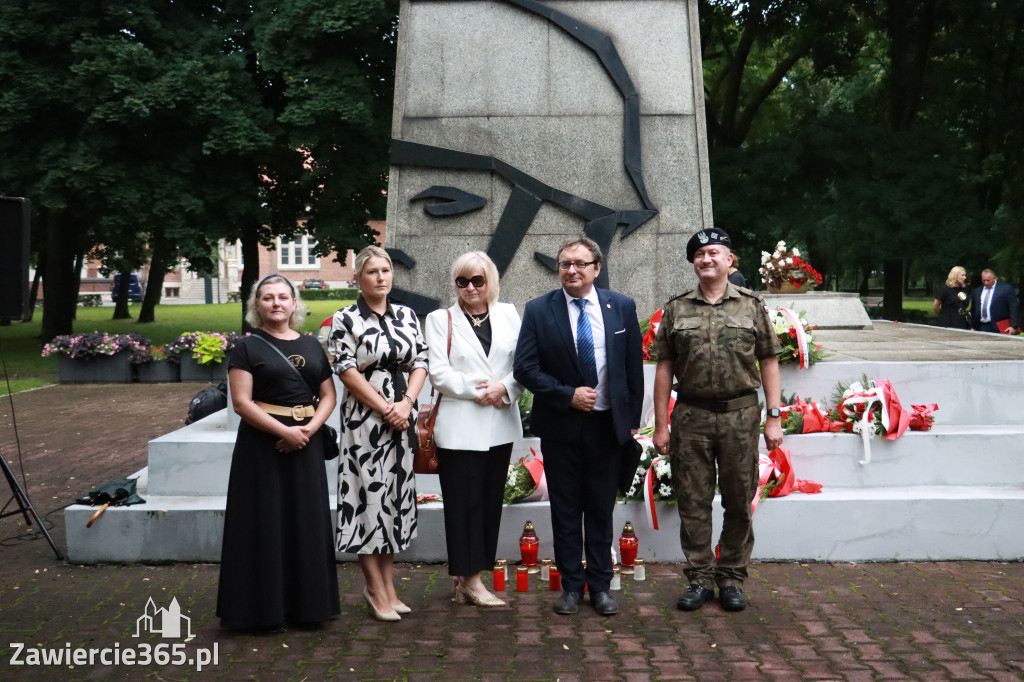 Fotorelacja Zawiercie: 81. rocznica wybuchu Powstania Warszawskiego