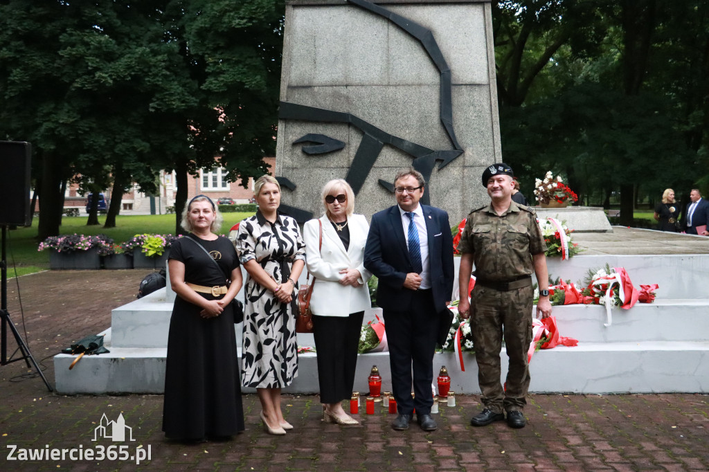 Fotorelacja Zawiercie: 81. rocznica wybuchu Powstania Warszawskiego
