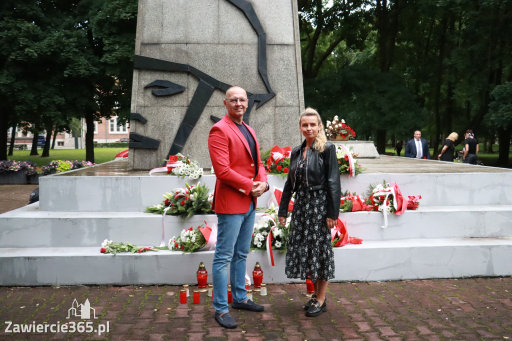 Fotorelacja Zawiercie: 81. rocznica wybuchu Powstania Warszawskiego