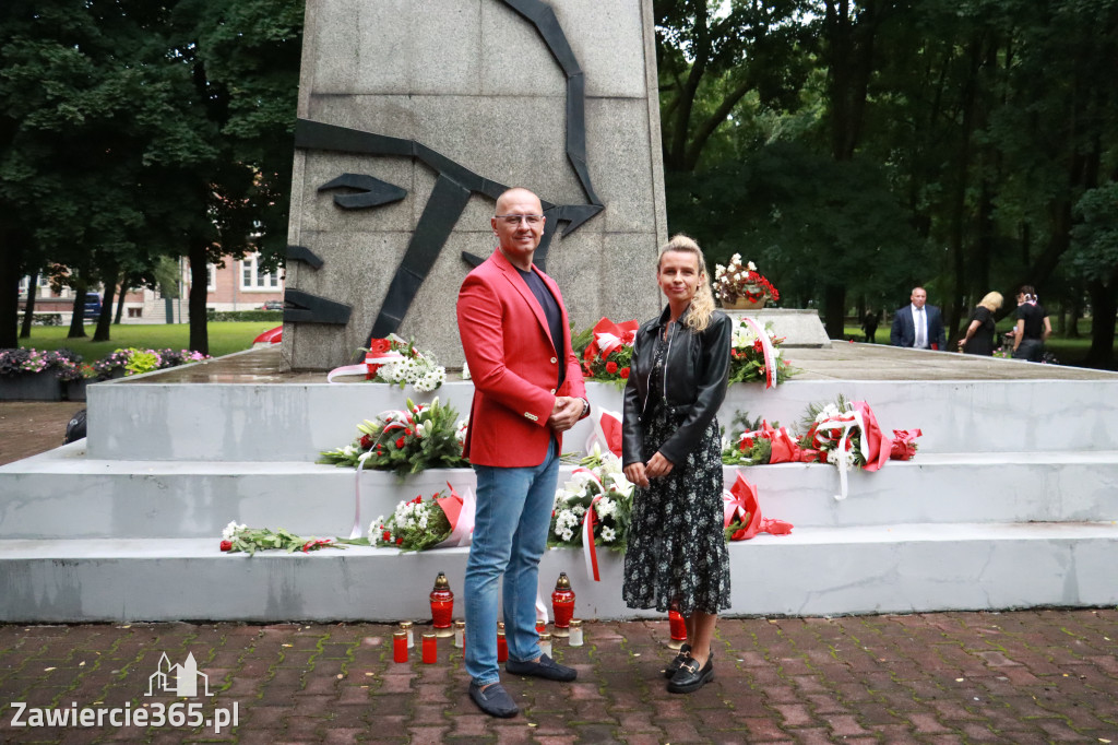 Fotorelacja Zawiercie: 81. rocznica wybuchu Powstania Warszawskiego
