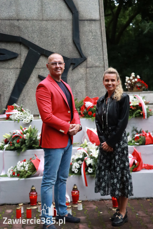 Fotorelacja Zawiercie: 81. rocznica wybuchu Powstania Warszawskiego