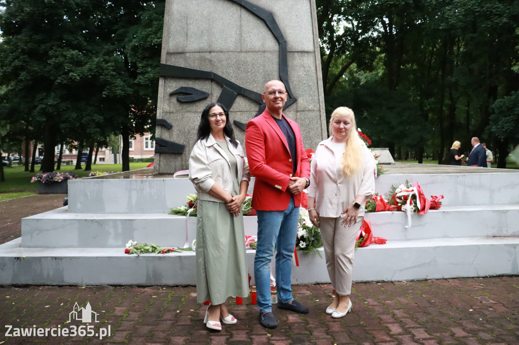 Fotorelacja Zawiercie: 81. rocznica wybuchu Powstania Warszawskiego
