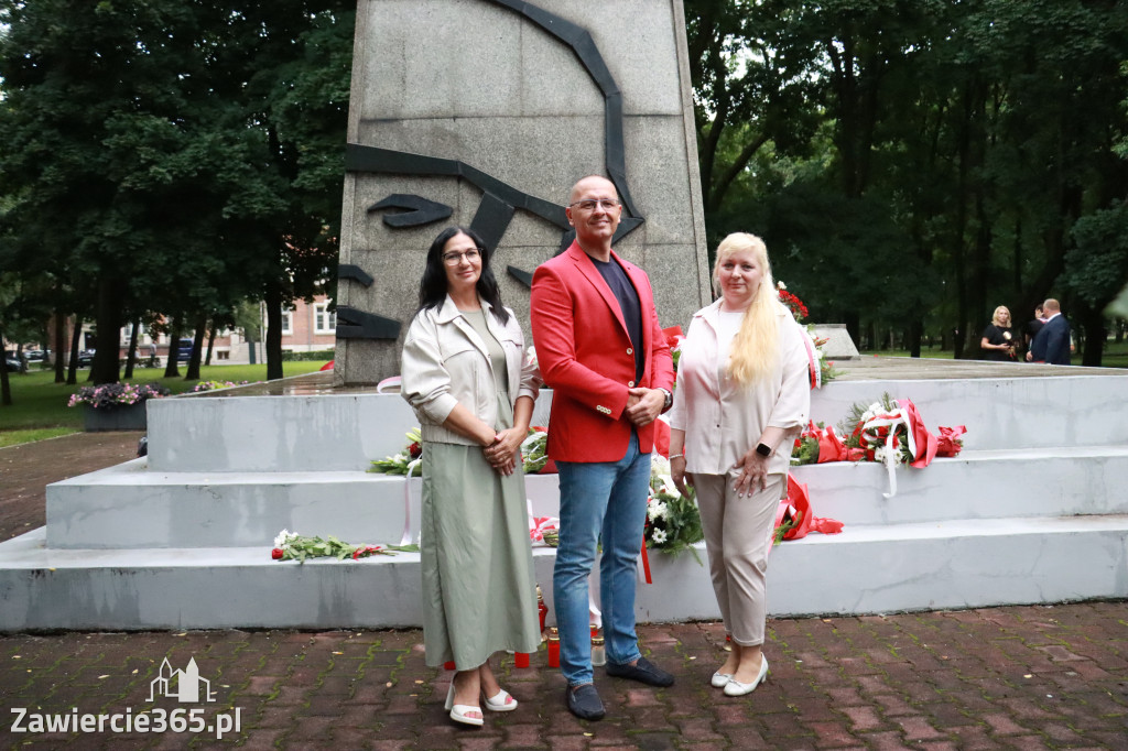 Fotorelacja Zawiercie: 81. rocznica wybuchu Powstania Warszawskiego