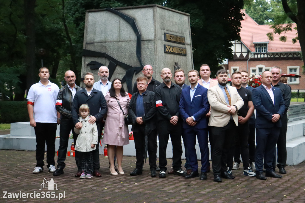 Fotorelacja Zawiercie: 81. rocznica wybuchu Powstania Warszawskiego