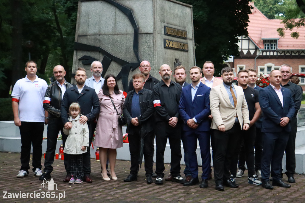 Fotorelacja Zawiercie: 81. rocznica wybuchu Powstania Warszawskiego