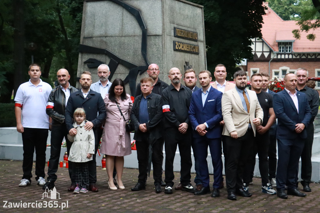 Fotorelacja Zawiercie: 81. rocznica wybuchu Powstania Warszawskiego