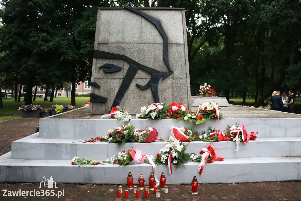 Fotorelacja Zawiercie: 81. rocznica wybuchu Powstania Warszawskiego