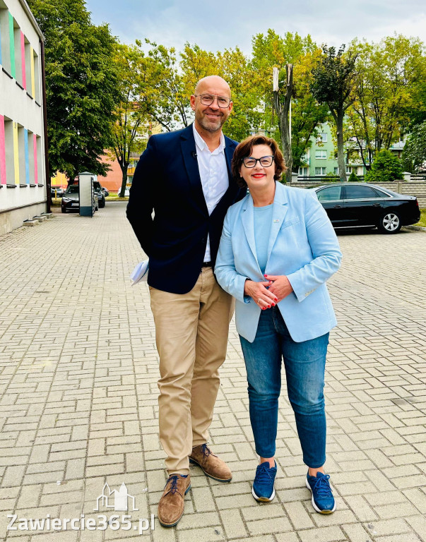 Fotorelacja:  Minister Sportu i Turystyki Jakub Rutnicki w Zawierciu