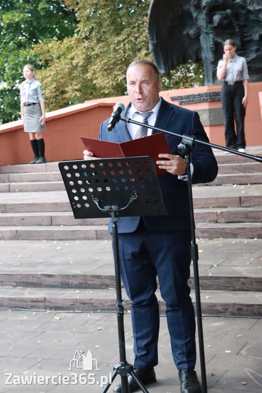 Fotorelacja: 86. rocznica wybuchu II wojny światowej w Zawierciu