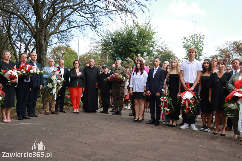 Fotorelacja: 86. rocznica wybuchu II wojny światowej w Zawierciu