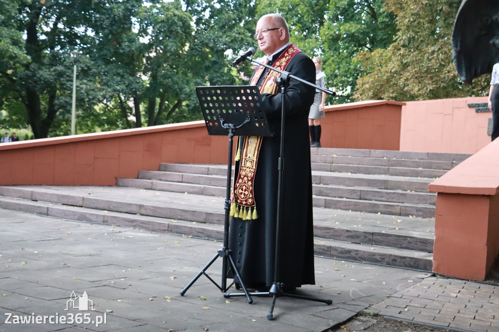 Fotorelacja: 86. rocznica wybuchu II wojny światowej w Zawierciu