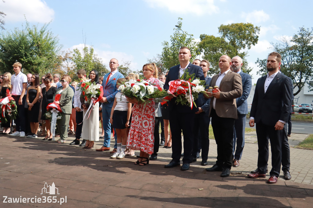 Fotorelacja: 86. rocznica wybuchu II wojny światowej w Zawierciu