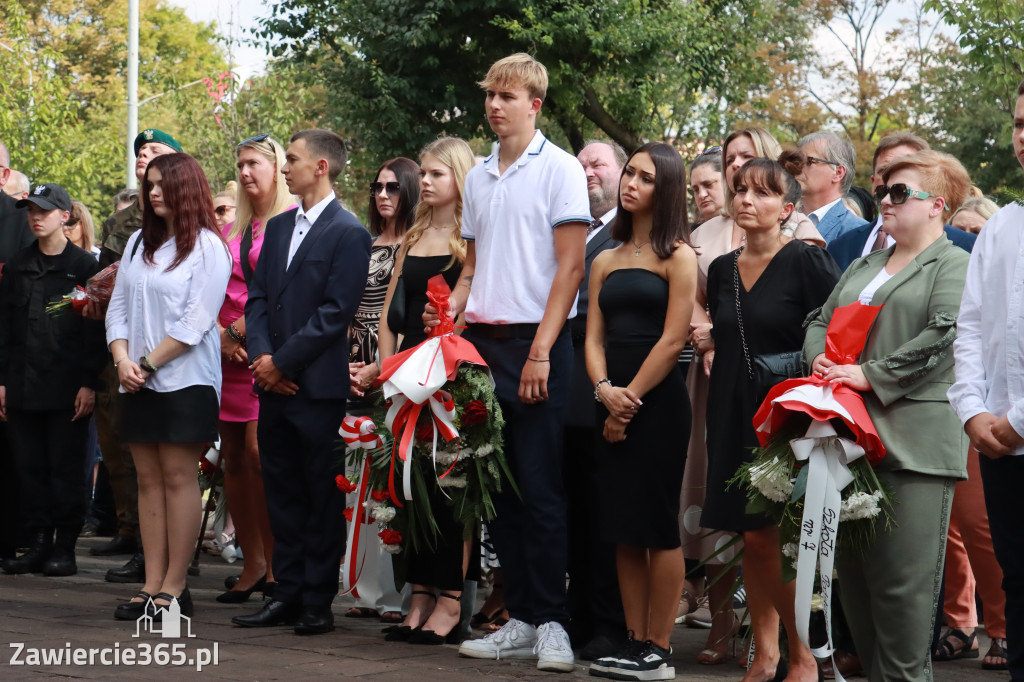 Fotorelacja: 86. rocznica wybuchu II wojny światowej w Zawierciu
