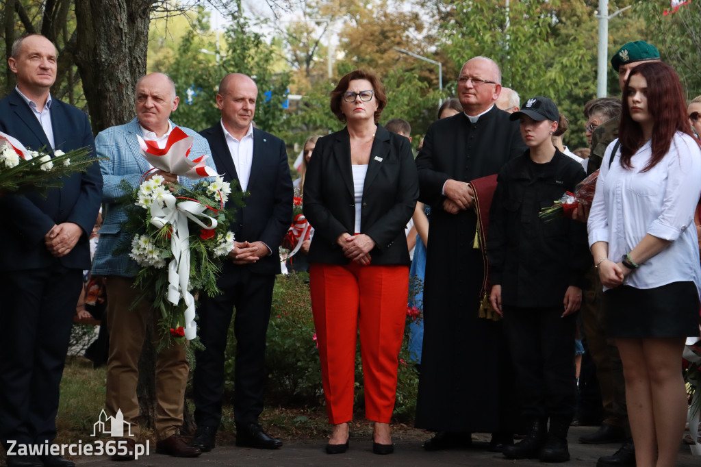 Fotorelacja: 86. rocznica wybuchu II wojny światowej w Zawierciu
