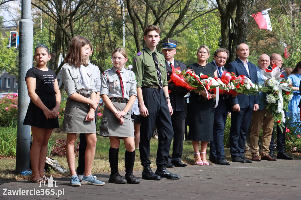 Fotorelacja: 86. rocznica wybuchu II wojny światowej w Zawierciu