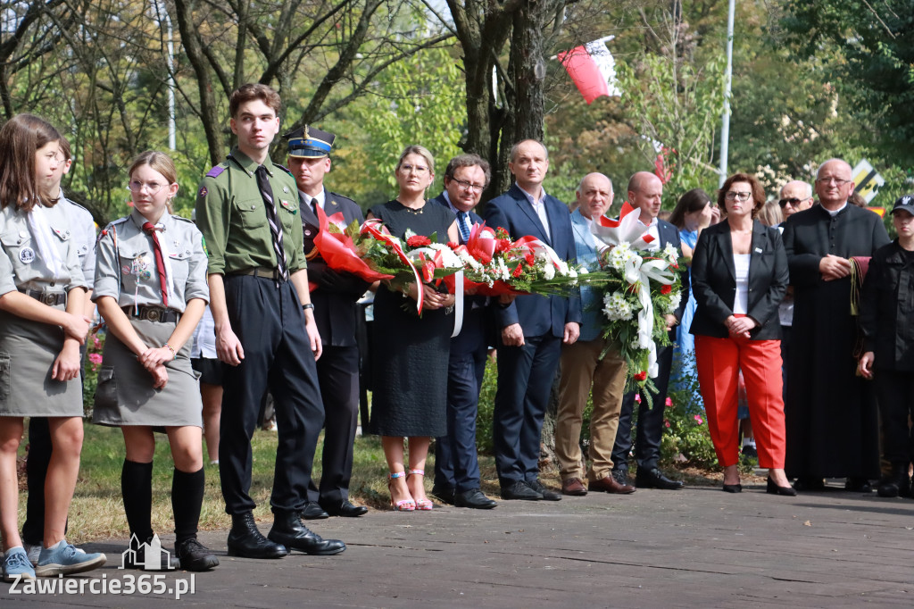 Fotorelacja: 86. rocznica wybuchu II wojny światowej w Zawierciu