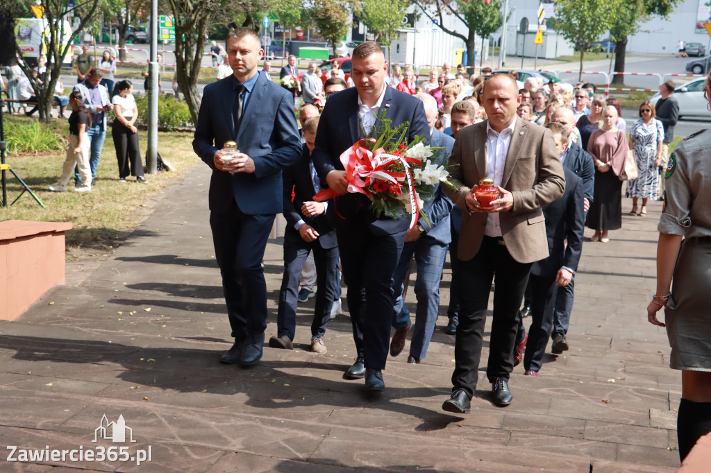 Fotorelacja: 86. rocznica wybuchu II wojny światowej w Zawierciu