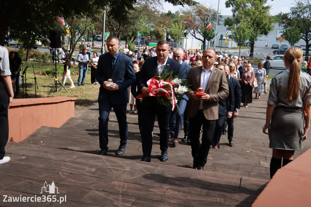 Fotorelacja: 86. rocznica wybuchu II wojny światowej w Zawierciu