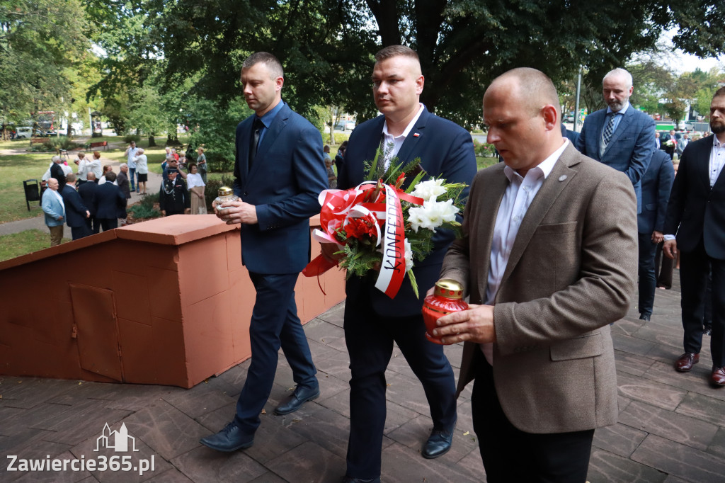 Fotorelacja: 86. rocznica wybuchu II wojny światowej w Zawierciu