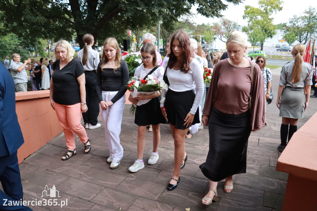 Fotorelacja: 86. rocznica wybuchu II wojny światowej w Zawierciu
