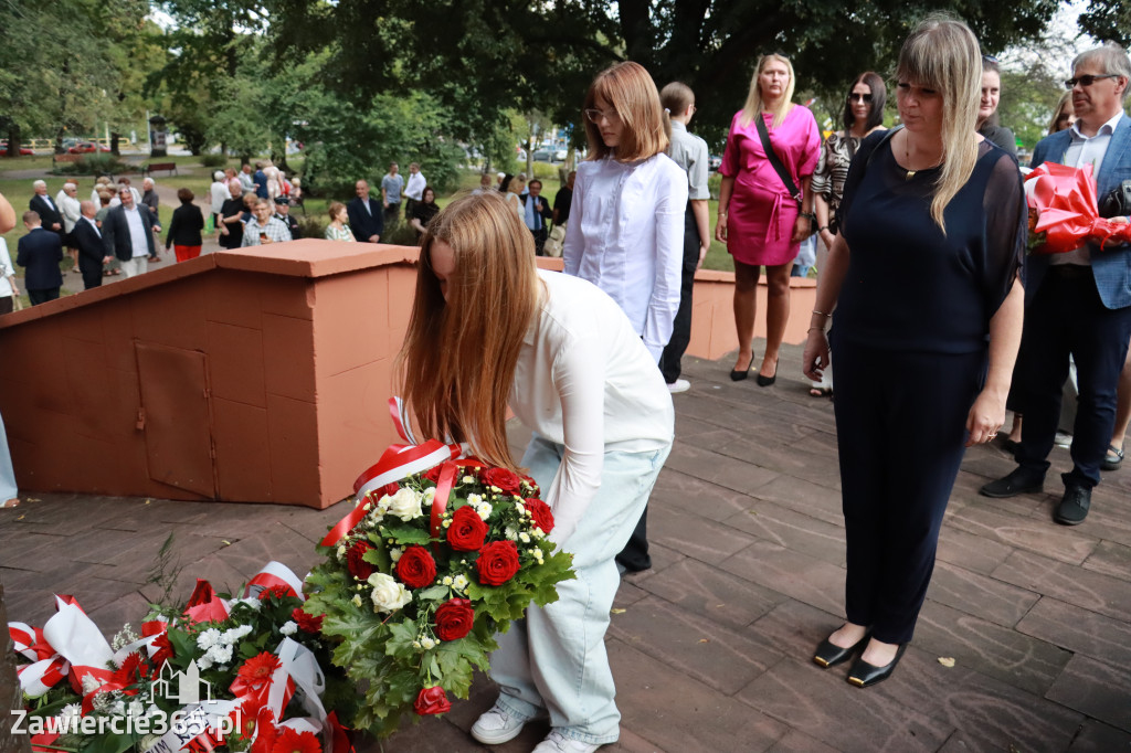Fotorelacja: 86. rocznica wybuchu II wojny światowej w Zawierciu