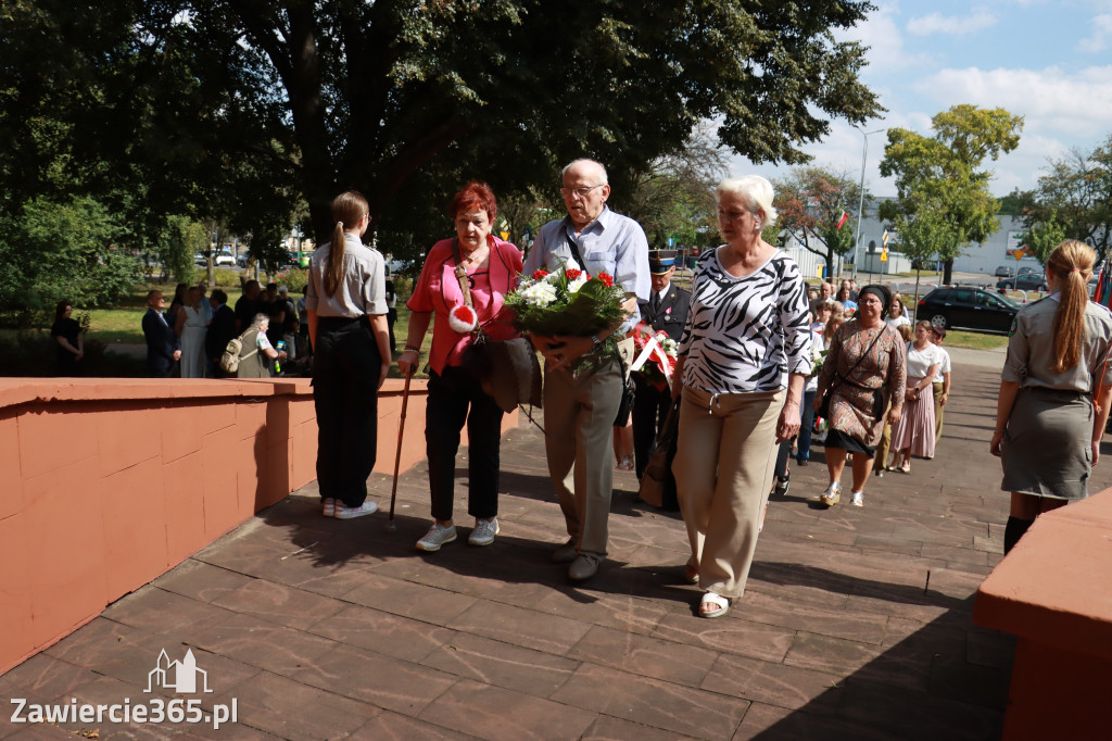 Fotorelacja: 86. rocznica wybuchu II wojny światowej w Zawierciu
