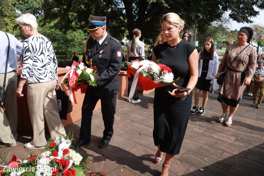 Fotorelacja: 86. rocznica wybuchu II wojny światowej w Zawierciu
