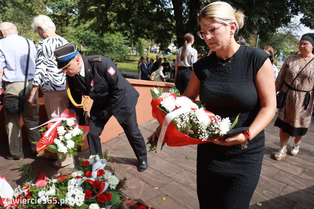 Fotorelacja: 86. rocznica wybuchu II wojny światowej w Zawierciu
