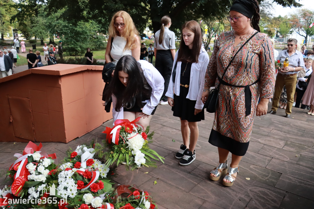 Fotorelacja: 86. rocznica wybuchu II wojny światowej w Zawierciu