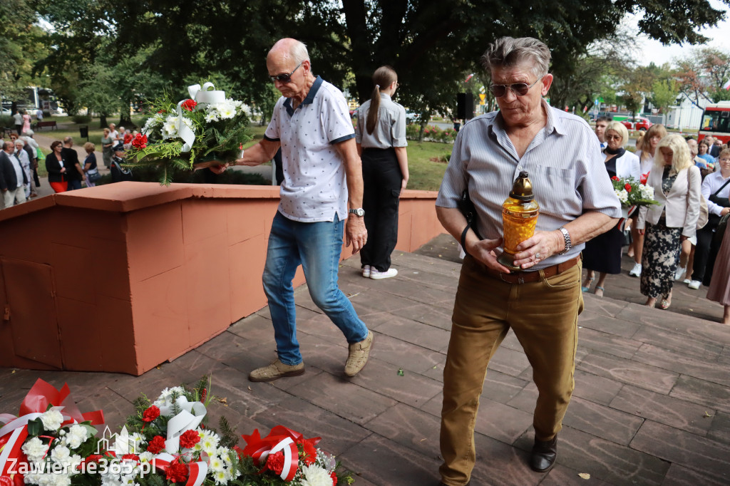 Fotorelacja: 86. rocznica wybuchu II wojny światowej w Zawierciu
