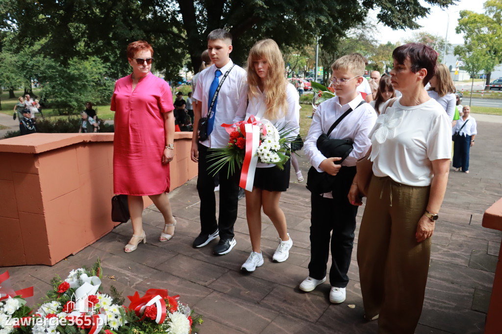 Fotorelacja: 86. rocznica wybuchu II wojny światowej w Zawierciu