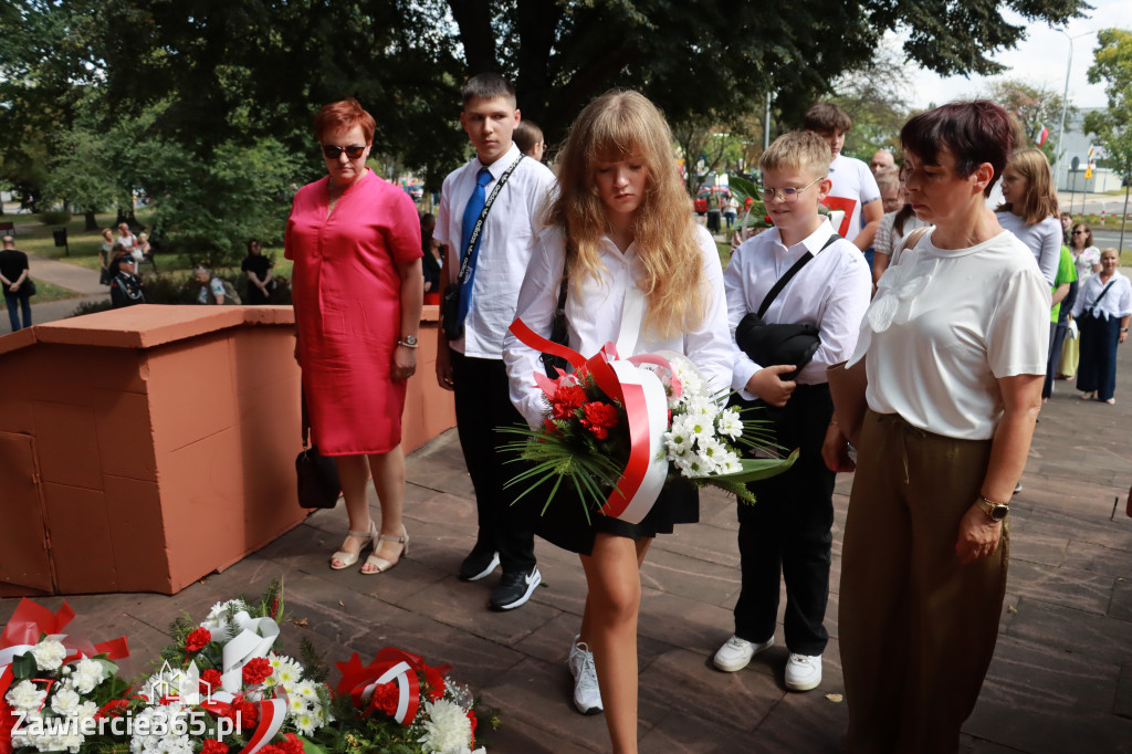 Fotorelacja: 86. rocznica wybuchu II wojny światowej w Zawierciu