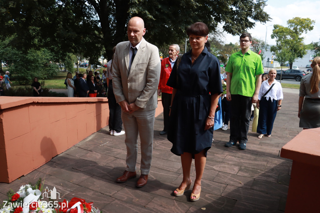 Fotorelacja: 86. rocznica wybuchu II wojny światowej w Zawierciu