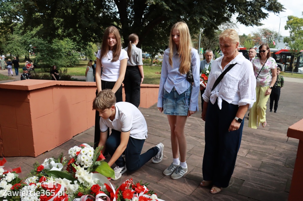 Fotorelacja: 86. rocznica wybuchu II wojny światowej w Zawierciu