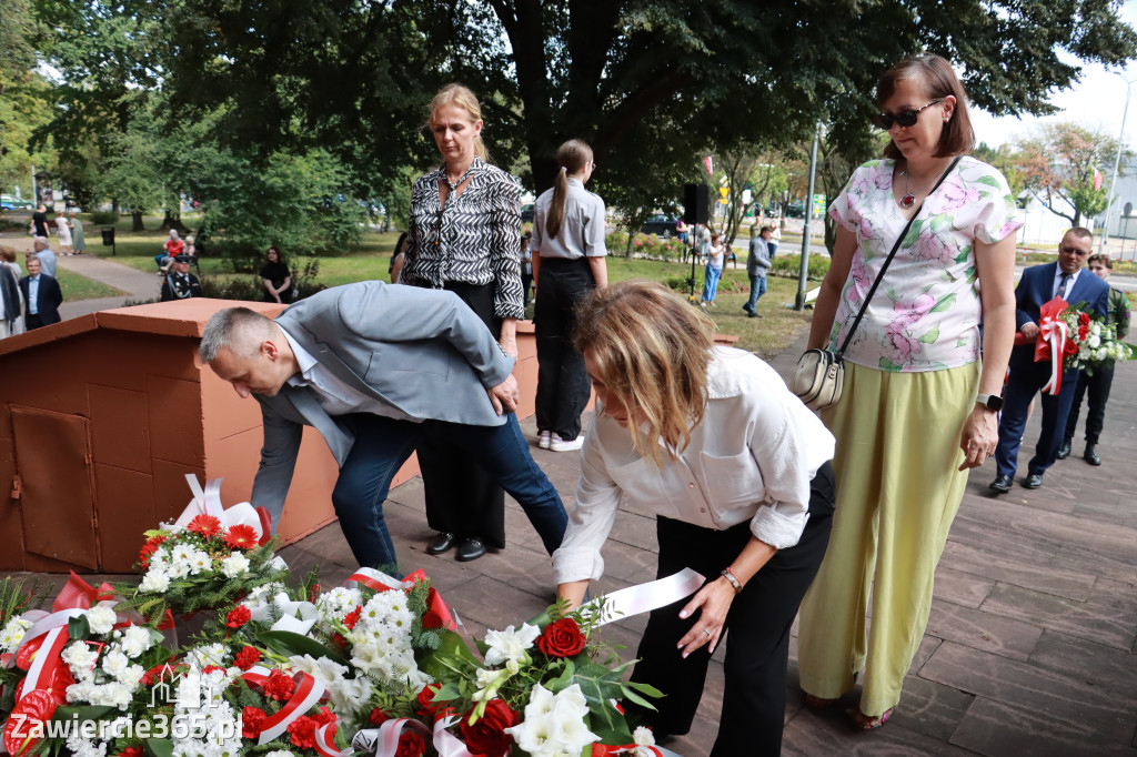 Fotorelacja: 86. rocznica wybuchu II wojny światowej w Zawierciu