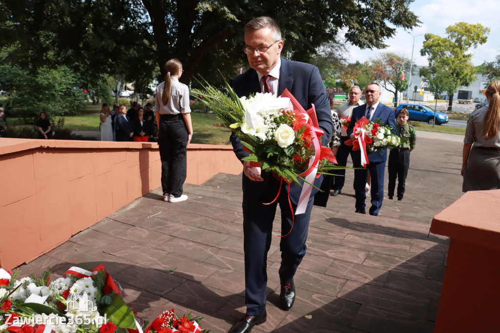 Fotorelacja: 86. rocznica wybuchu II wojny światowej w Zawierciu