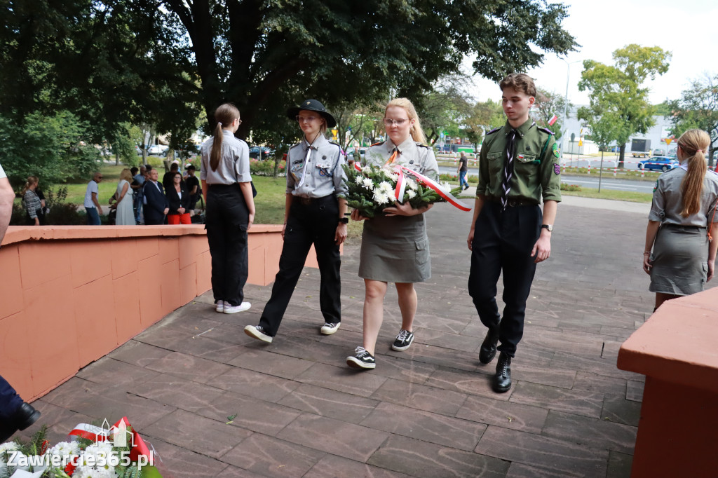 Fotorelacja: 86. rocznica wybuchu II wojny światowej w Zawierciu