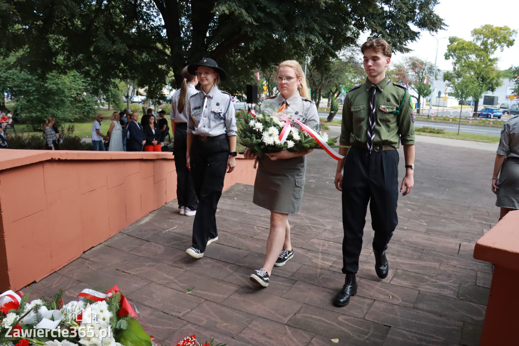 Fotorelacja: 86. rocznica wybuchu II wojny światowej w Zawierciu