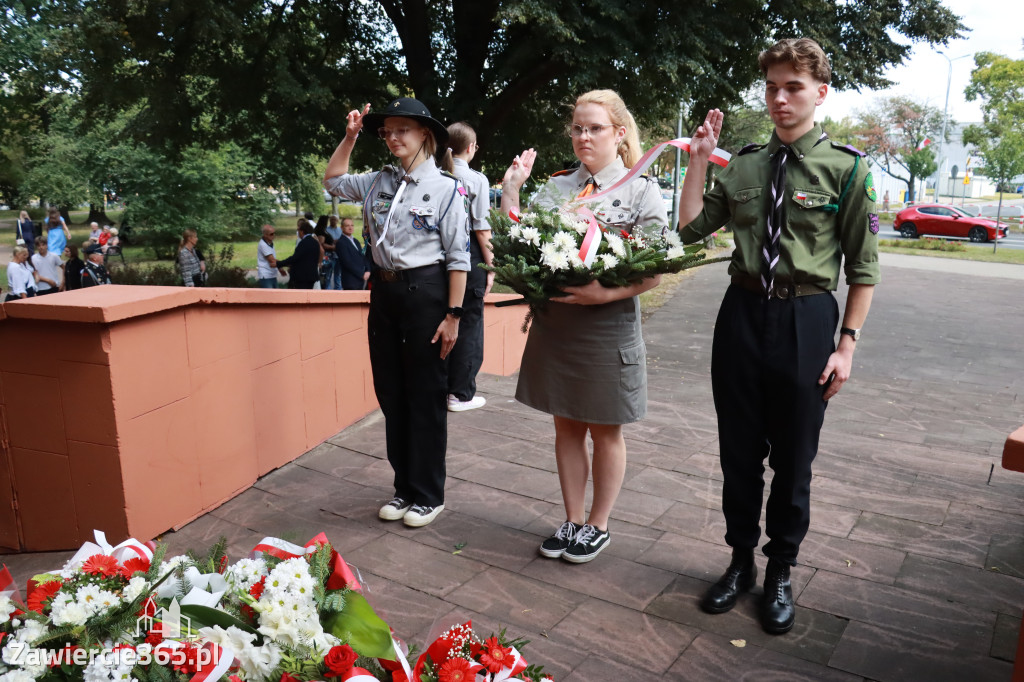 Fotorelacja: 86. rocznica wybuchu II wojny światowej w Zawierciu