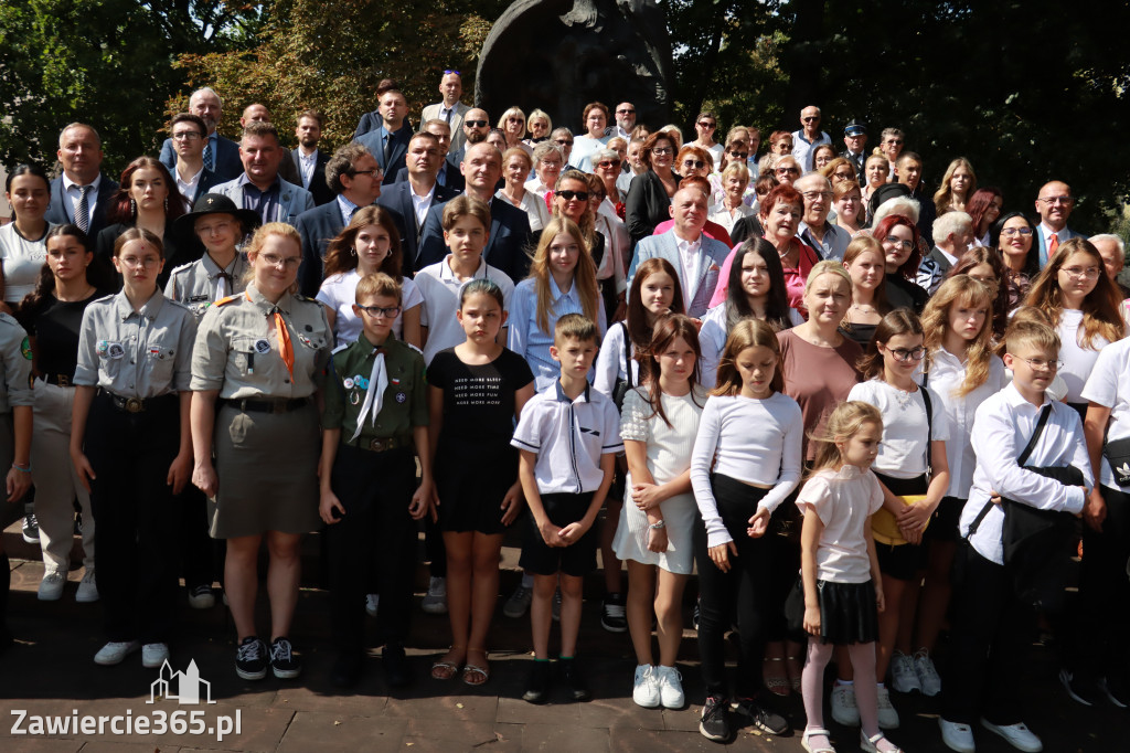 Fotorelacja: 86. rocznica wybuchu II wojny światowej w Zawierciu