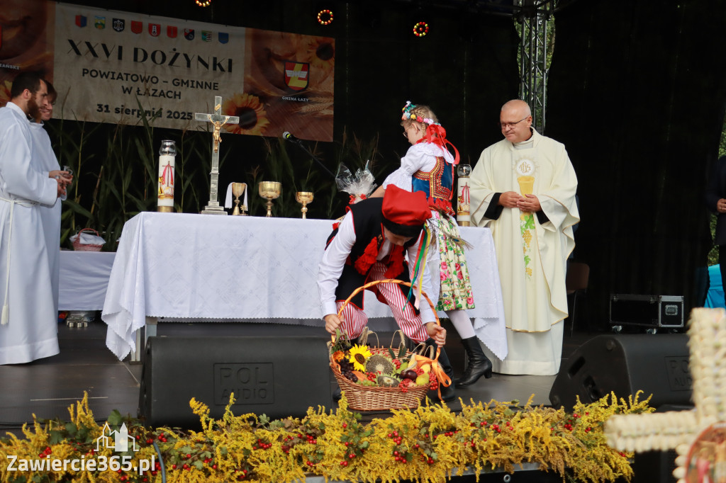 Fotorelacja I: XXVI Dożynki Powiatowo -Gminne w Łazach