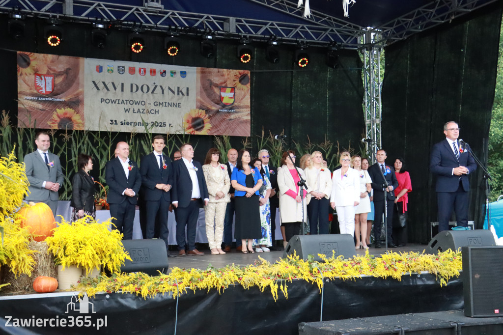 Fotorelacja I: XXVI Dożynki Powiatowo -Gminne w Łazach