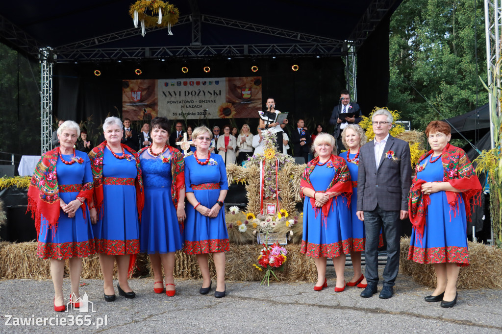 Fotorelacja I: XXVI Dożynki Powiatowo -Gminne w Łazach