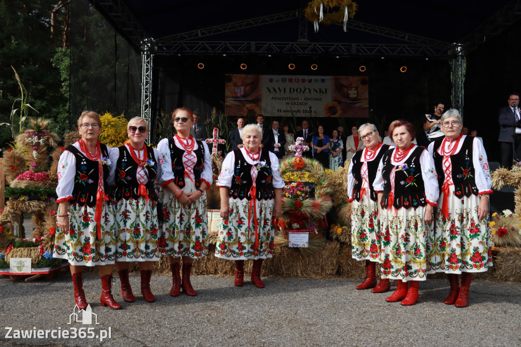 Fotorelacja I: XXVI Dożynki Powiatowo -Gminne w Łazach