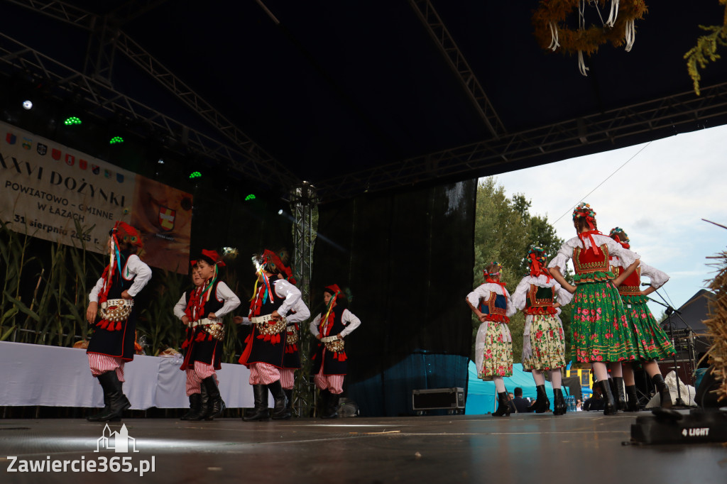 Fotorelacja II: XXVI Dożynki Powiatowo - Gminne w Łazach