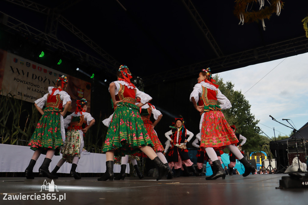 Fotorelacja II: XXVI Dożynki Powiatowo - Gminne w Łazach