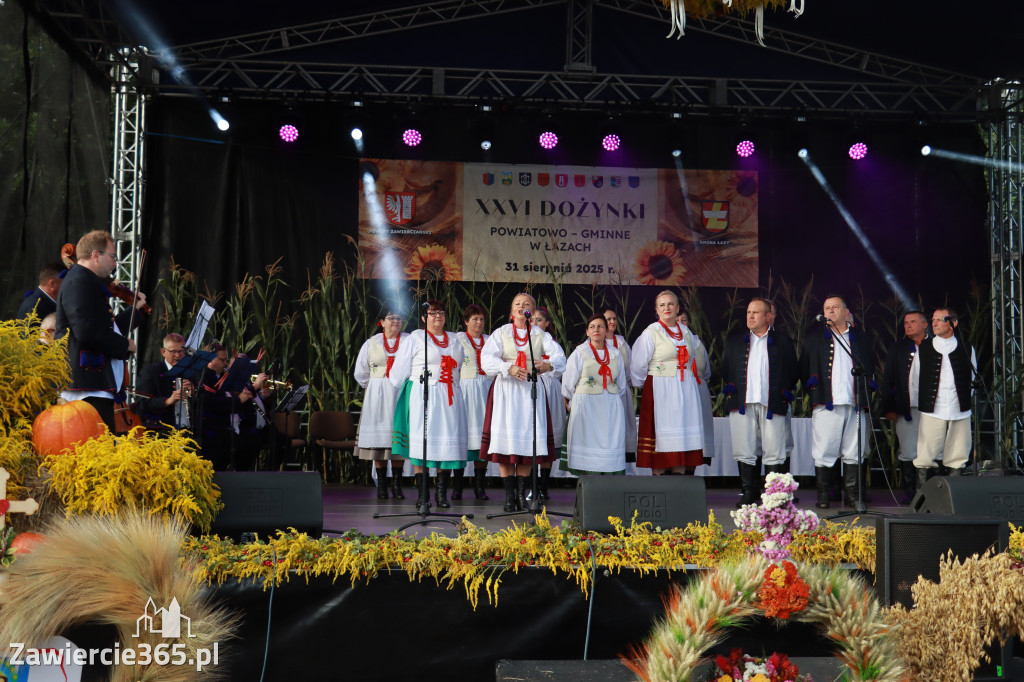 Fotorelacja II: XXVI Dożynki Powiatowo - Gminne w Łazach