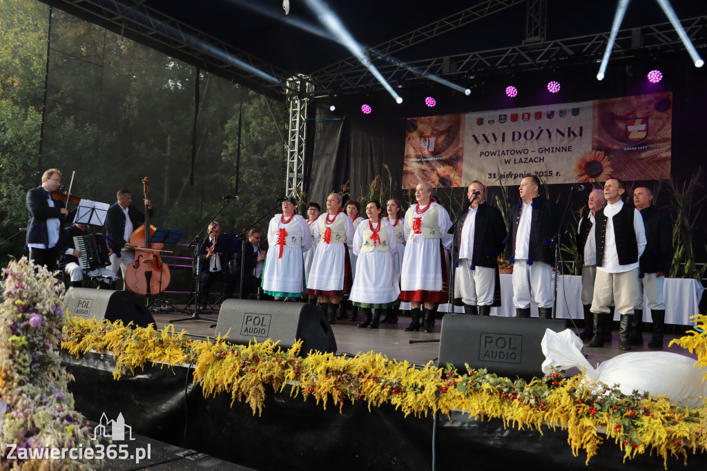 Fotorelacja II: XXVI Dożynki Powiatowo - Gminne w Łazach