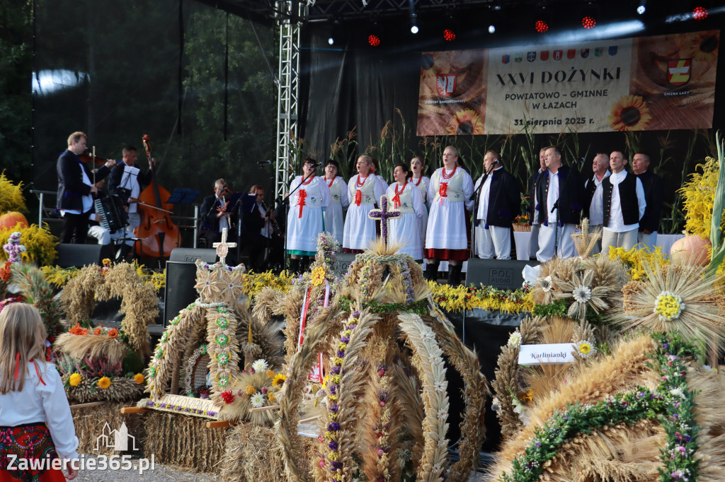 Fotorelacja II: XXVI Dożynki Powiatowo - Gminne w Łazach