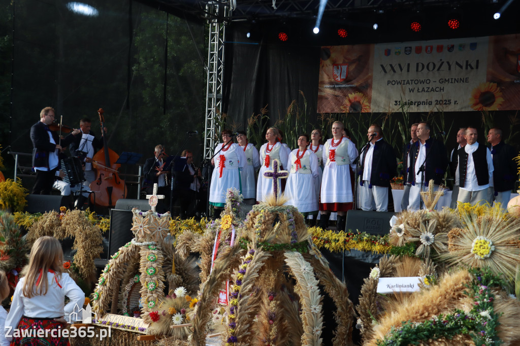 Fotorelacja II: XXVI Dożynki Powiatowo - Gminne w Łazach